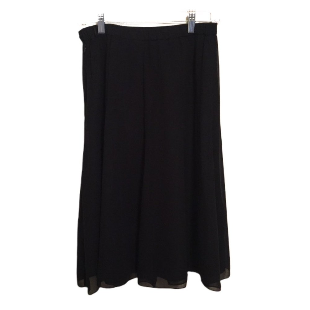 Talbots Blue Jacket & Black Skirt Ensemble Size 8 - Picture 5 of 13